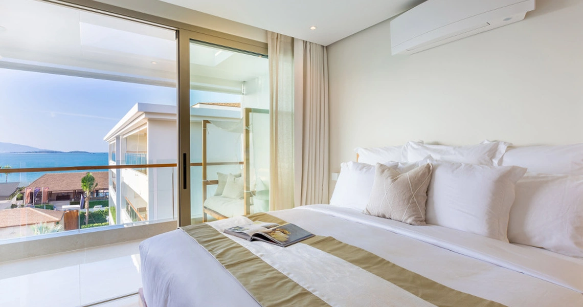 None Luxury apartments on Samui Chi Residence bedroom