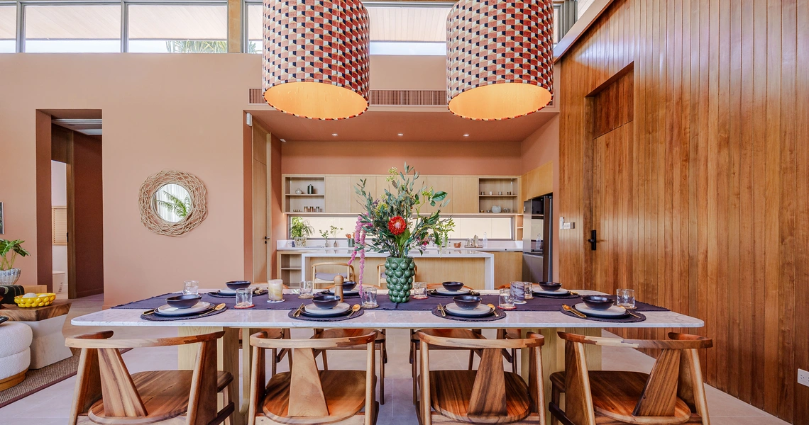 AREN Villas - dining and kitchen