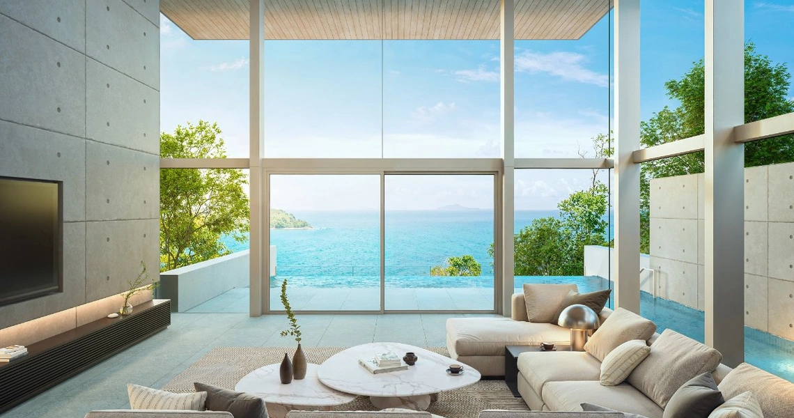 Sea Theatre Rawai Beachfront - living room