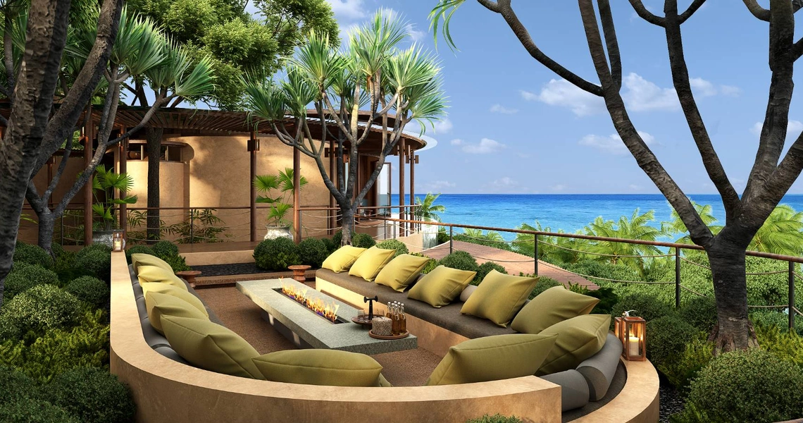 None Kunkhao Tara Villas– Seaview Outdoor Sofa