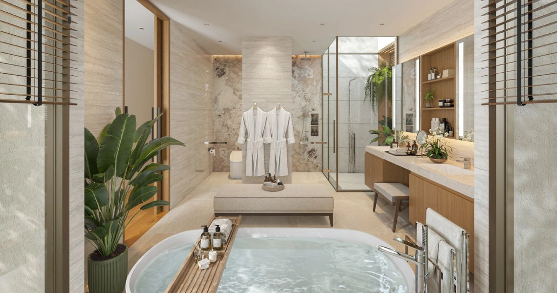 NATURALE Kamala bathroom with tub