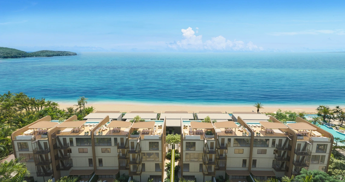 Banyan Tree Beach Residences Varuna - aerial sea view