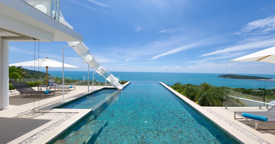 Luxury villas on Samui Villa Turquoise swimming pool