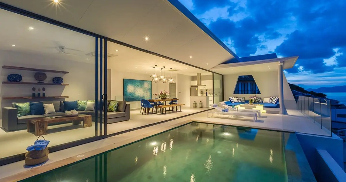 Villa Dahlia - Night time