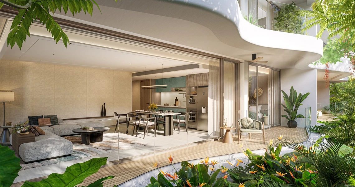 Garrya Residences Phuket beachfront resort - ground floor apartment exterior