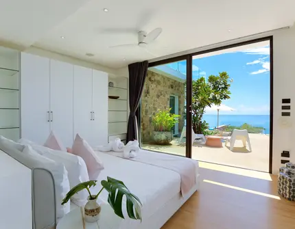 Luxury villas on Samui Villa Turquoise bedroom