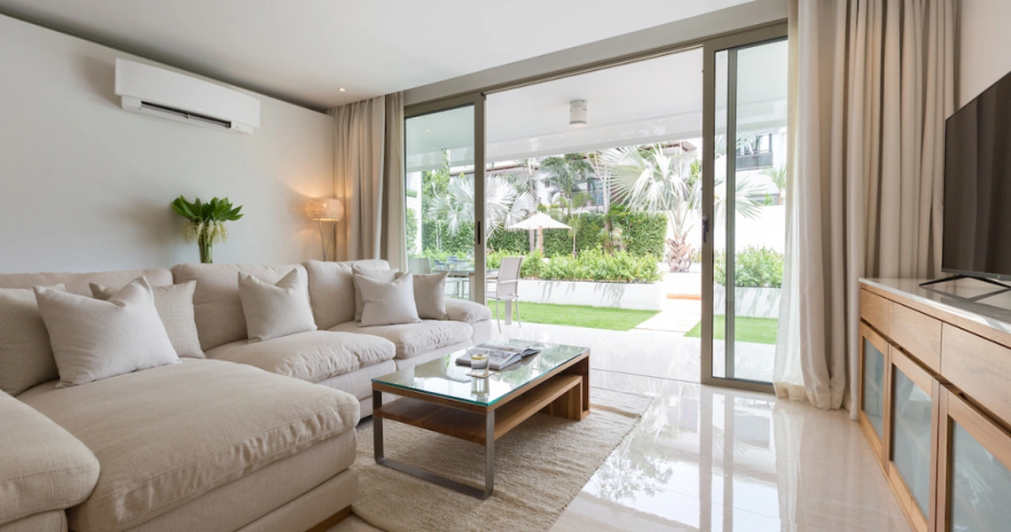 None Luxury apartments on Samui Chi Residence living room