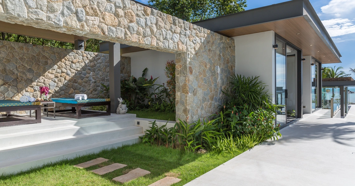 None Ultra-Luxury 7 Bedroom Beachfront Villa Samui - Garden