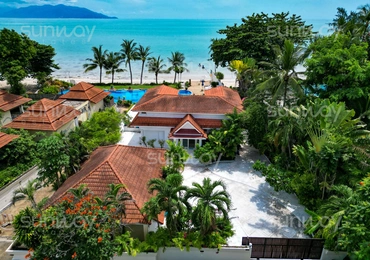 None Tongson Beachfront Villa – bird eye view
