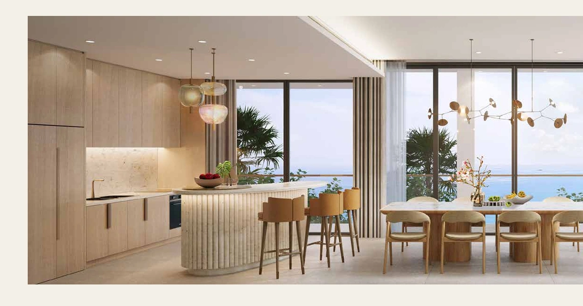 Eden Residences -  4 Bedroom Penhouse living area