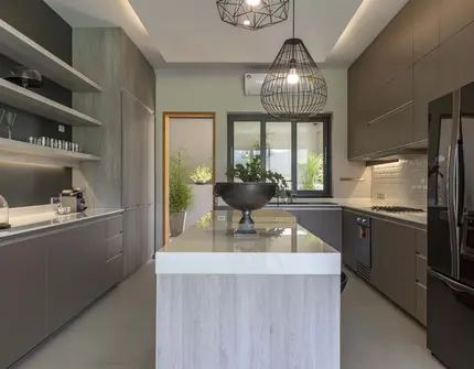 Luxury villas on Phuket Manick Hillside kithen