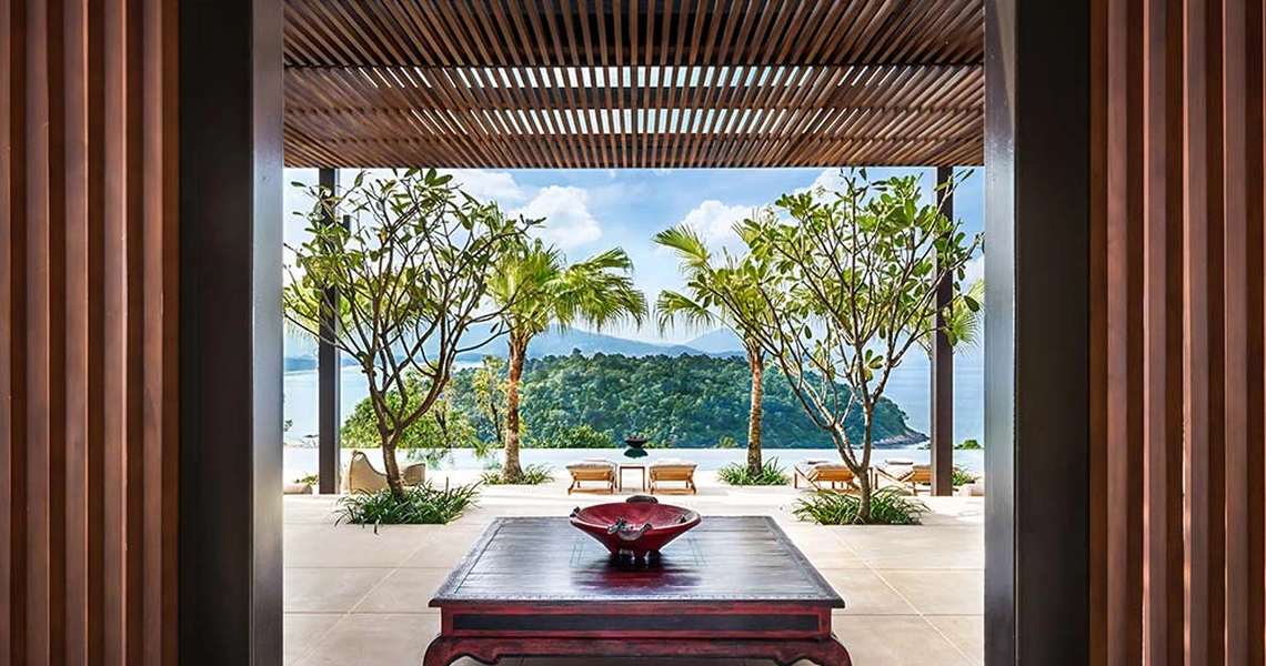 Layan Residences by Anantara luxury villa outside deck