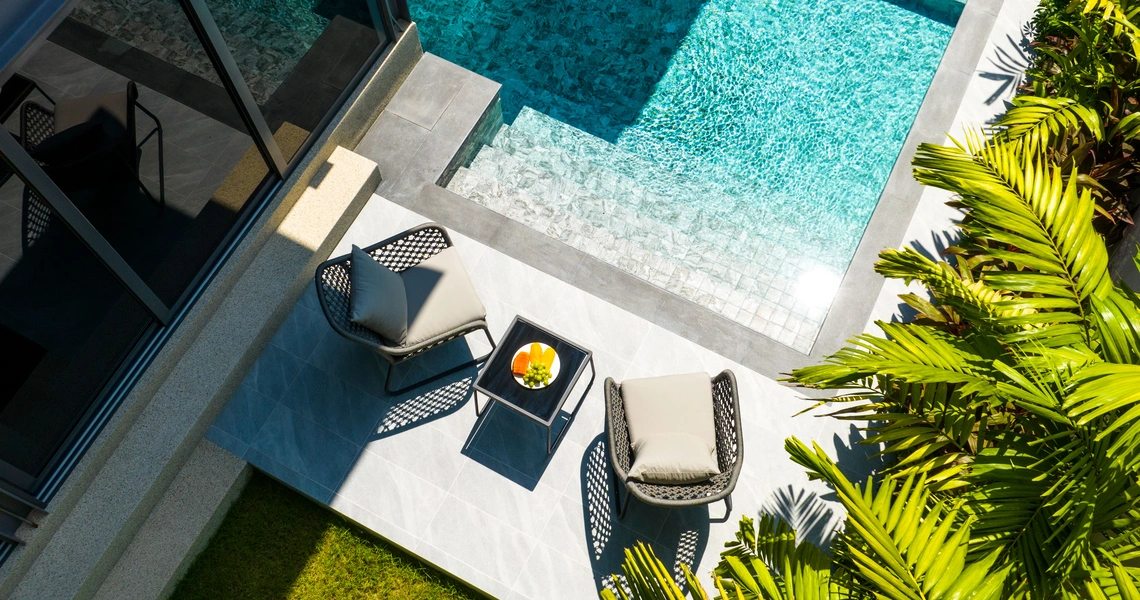 Riverhouse Phuket 3 bedroom villa view from the outside