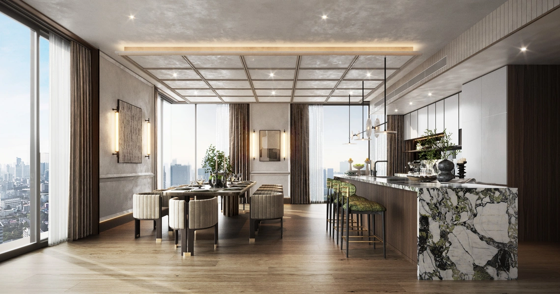 ROMM Convent - Penthouse Dinning area