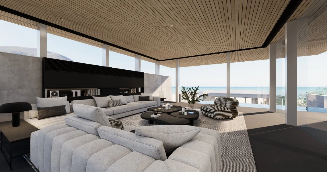 Sea Theatre Rawai Beachfront - living room