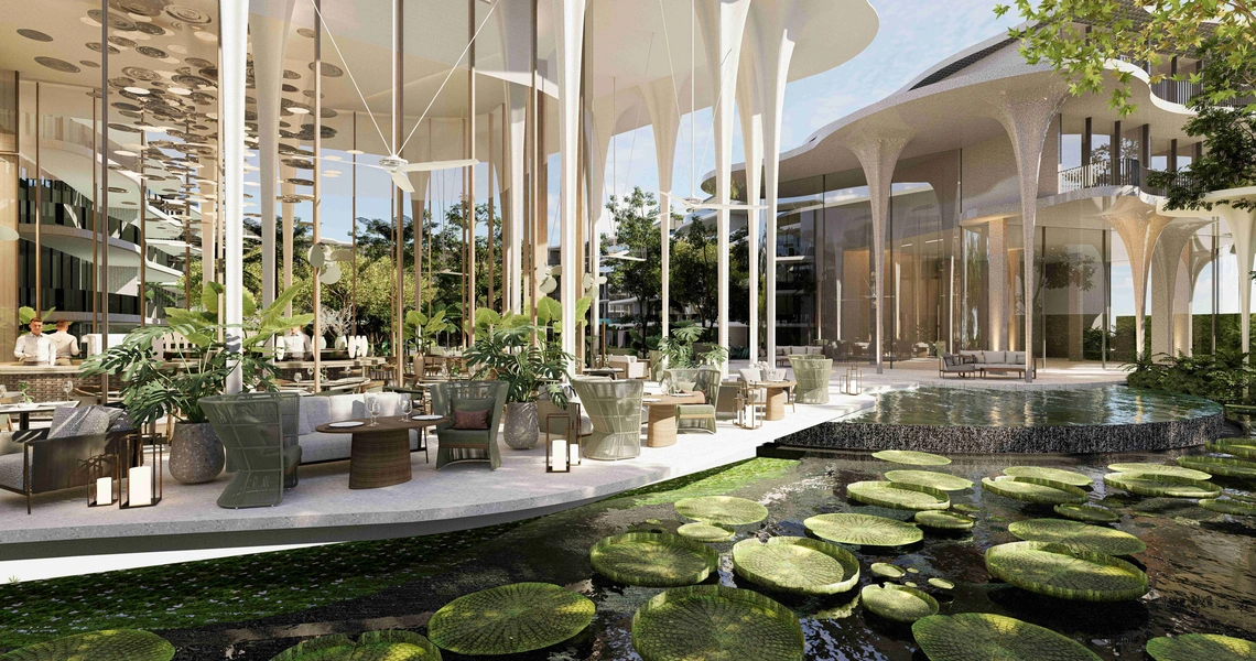 Garrya Residences Phuket beachfront resort - all-day dining restaurant exterior