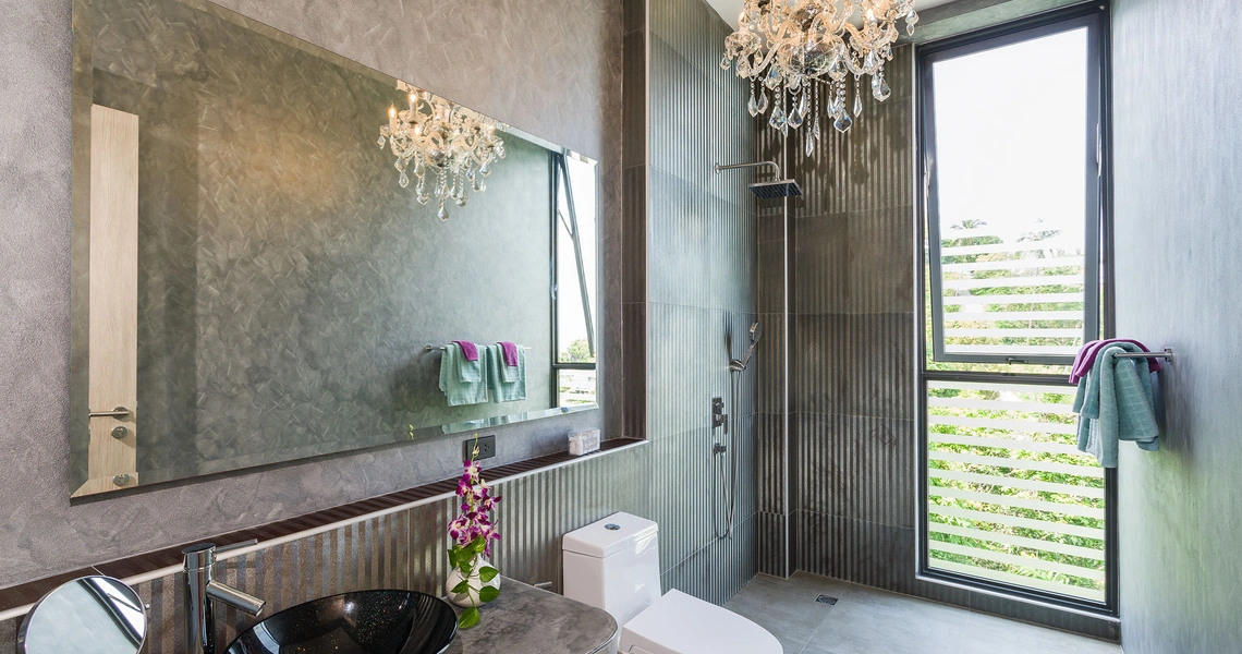 None Luxury villas on Samui Sky Dream Villa bathroom