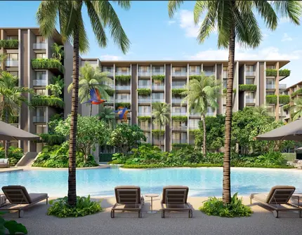 Lake Residences - pool with deck