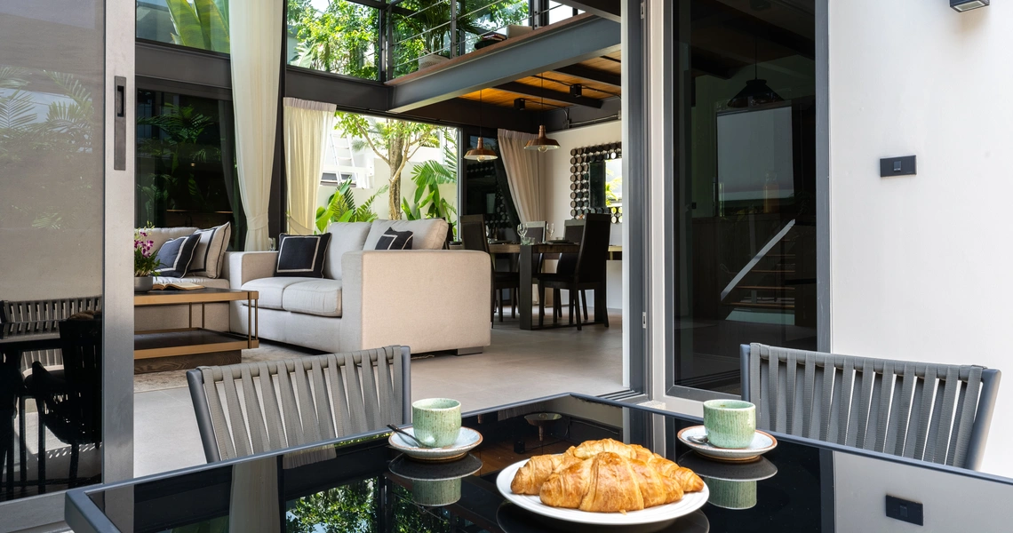 Riverhouse Phuket 2 bedroom villa dining table