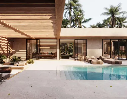 Nadi Villa outdoor with pool