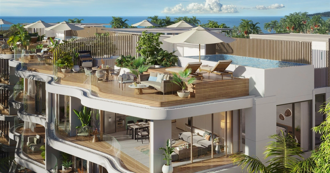 Garrya Residences Phuket beachfront resort - penthouse exterior view