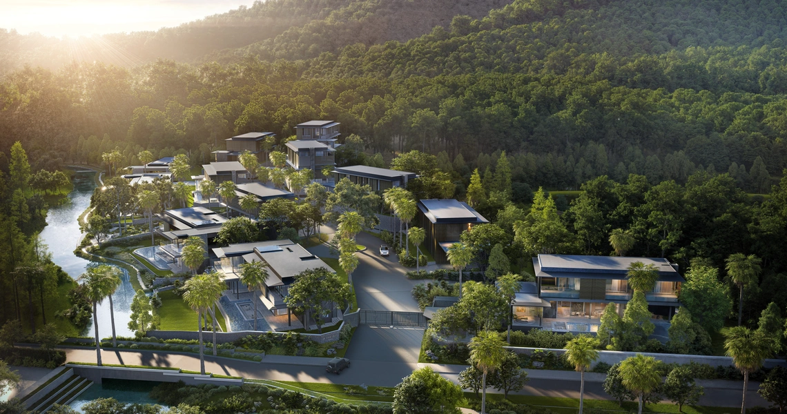 Anann Villas - aerial view